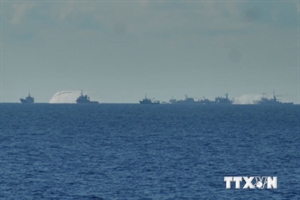 Fisheries surveillance force continue opposing China